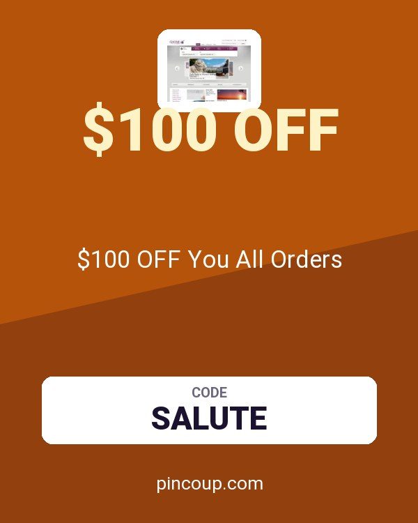 Qatar Airways coupon: $100 OFF You All Orders