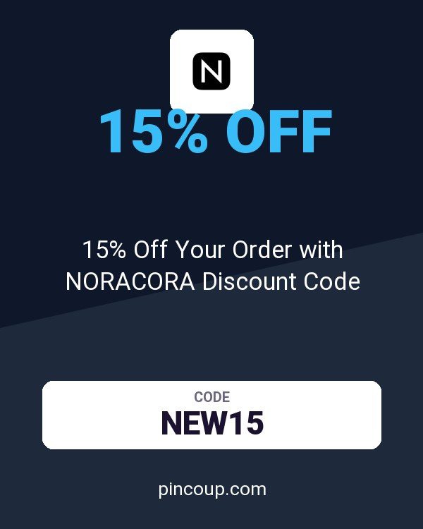 15% Off Your Order with NORACORA Discount Code