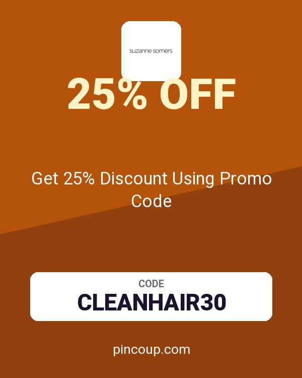 Suzanne Somers coupon: Get 25% Discount Using Promo Code