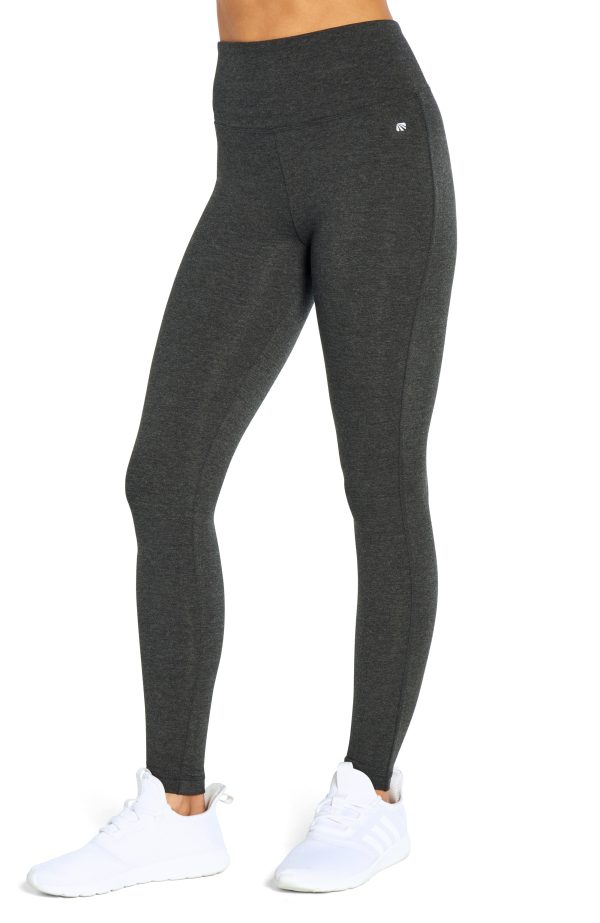 Camille Tummy Control Leggings Heathered Charcoal / Xs at Marika