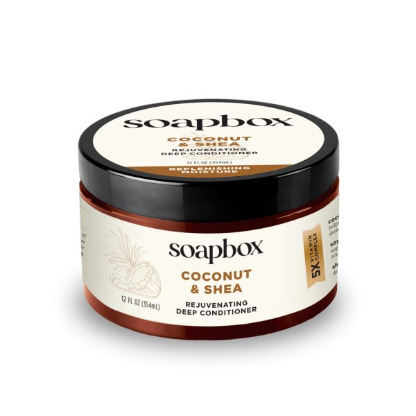 Soapbox Coconut Oil Rejuvenating Deep Conditioner Jar at Sally Beauty
