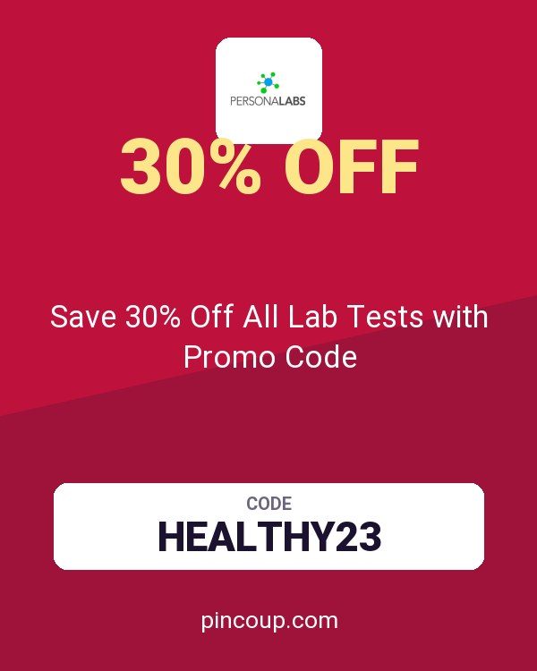 PersonaLabs coupon: Save 30% Off All Lab Tests with Promo Code