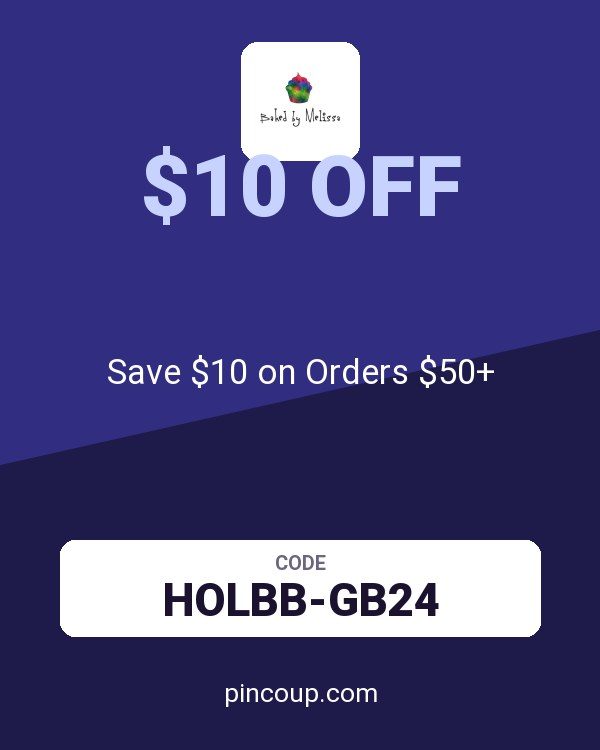 Baked by Melissa coupon: Save $10 on Orders $50+