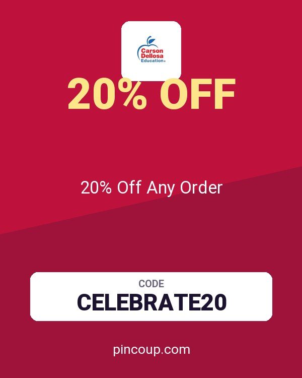 Carson Dellosa coupon: 20% Off Any Order