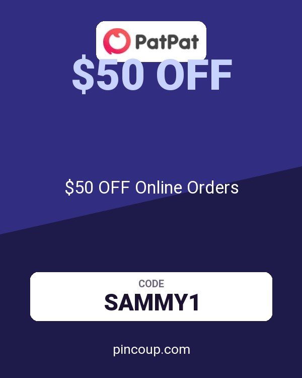 PatPat coupon: $50 OFF Online Orders