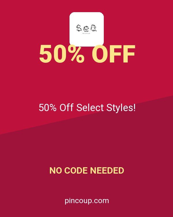 Sea New York coupon: 50% Off Select Styles!