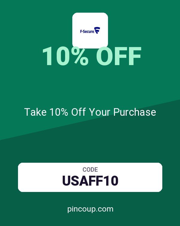F-Secure | Internet Security & VPN coupon: Take 10% Off Your Purchase