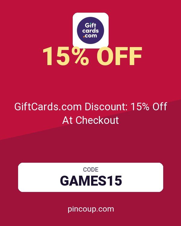 GiftCards.com Discount: 15% Off At Checkout