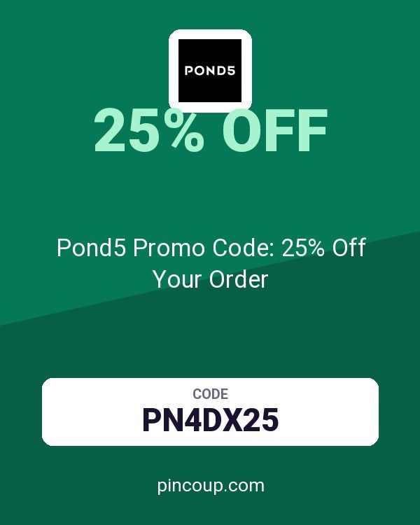 Pond5 Promo Code: 25% Off Your Order
