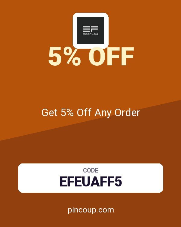 EcoFlow coupon: Get 5% Off Any Order