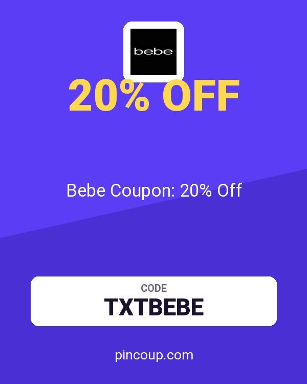 Bebe Coupon: 20% Off