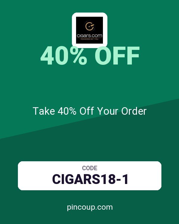 Cigars.com coupon: Take 40% Off Your Order