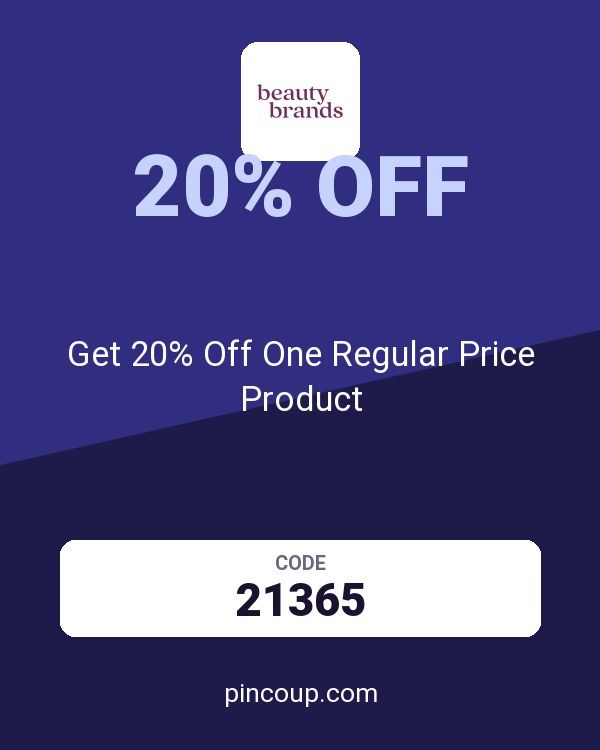 Beauty Brands coupon: Get 20% Off One Regular Price Product