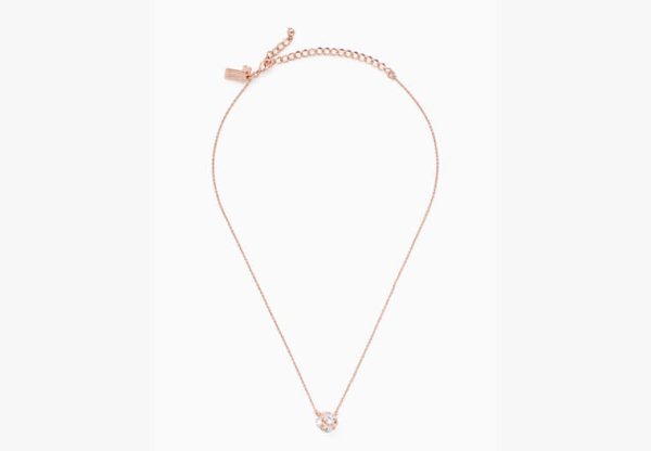 Kate Spade Lady Marmalade Mini Pendant, Rose Gold at Kate Spade Outlet