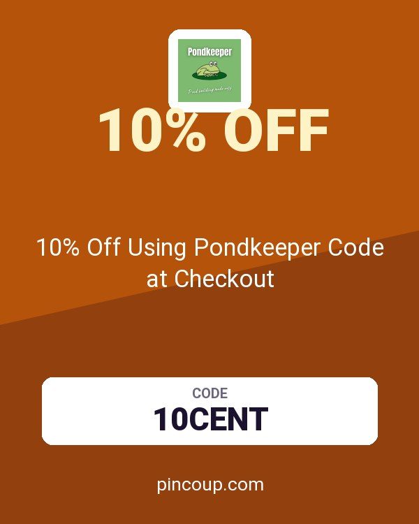 10% Off Using Pondkeeper Code at Checkout
