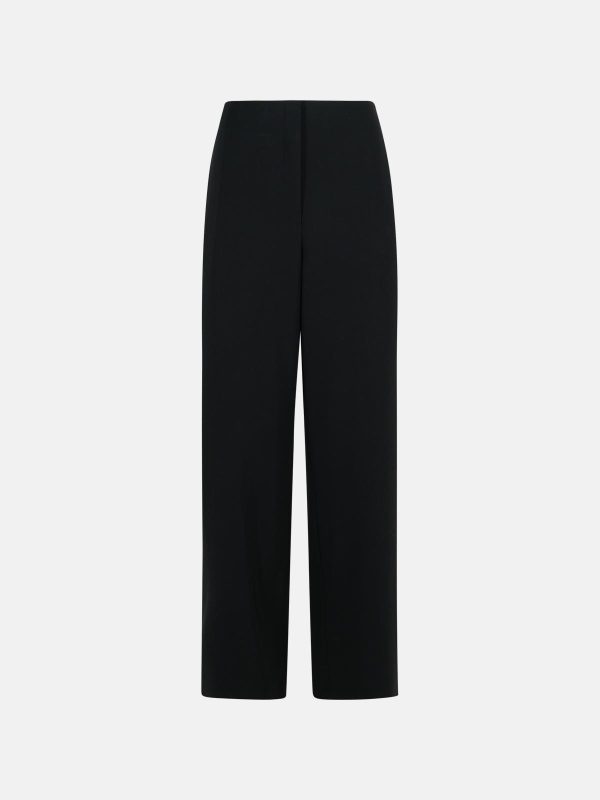 SPORTMAX 'Adelchi' Black Viscose Pants at VALICO
