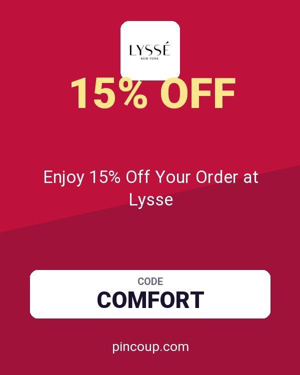 Enjoy 15% Off Your Order at Lysse