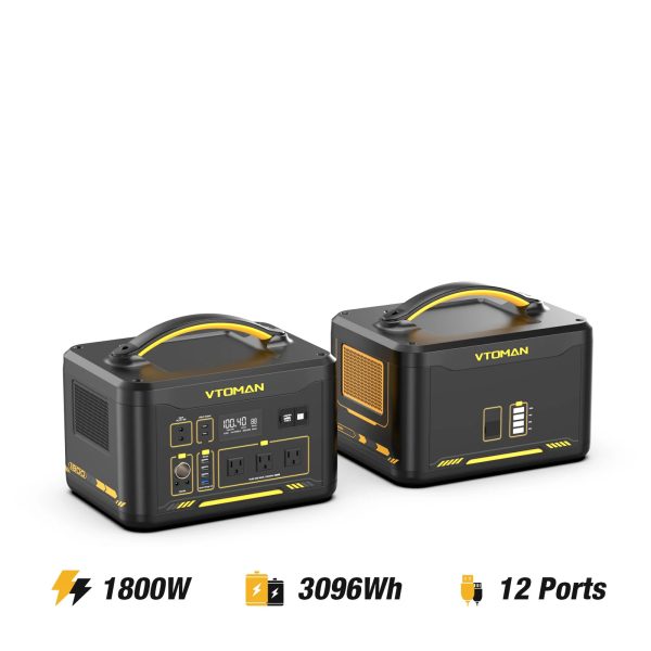 VTOMAN Jump 1800 V-BEYOND™ Portable Power Station (US&MEX) - Jump 1800 + Extra Battery / US at VTOMAN US/CA