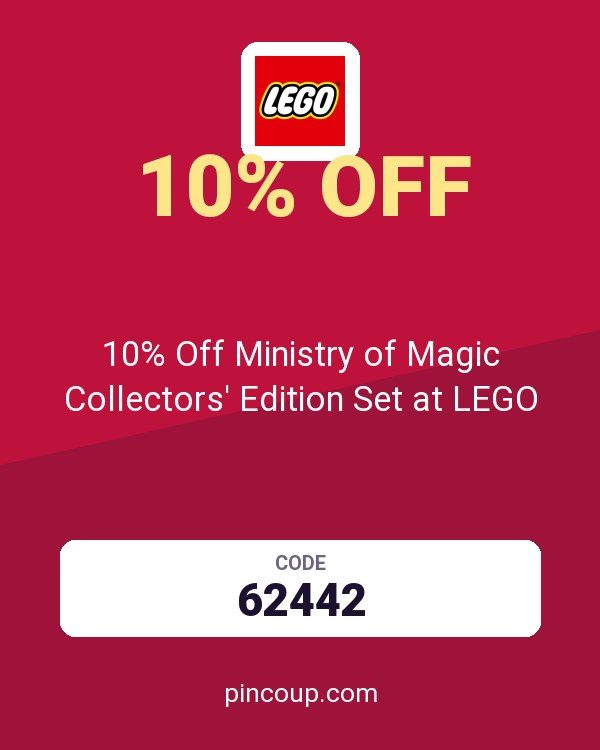 LEGO MX coupon: 10% Off Ministry of Magic Collectors' Edition Set at LEGO
