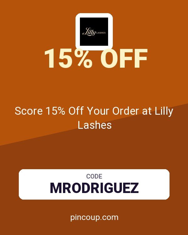 Score 15% Off Your Order at Lilly Lashes