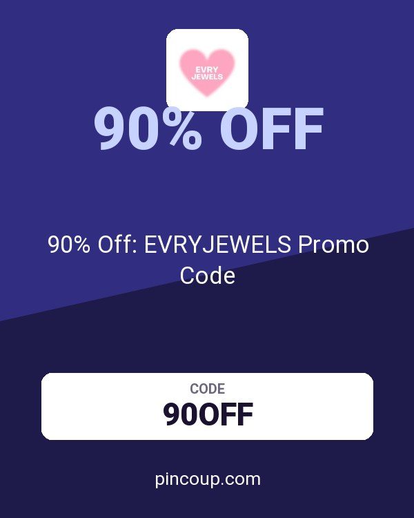 90% Off: EVRYJEWELS Promo Code