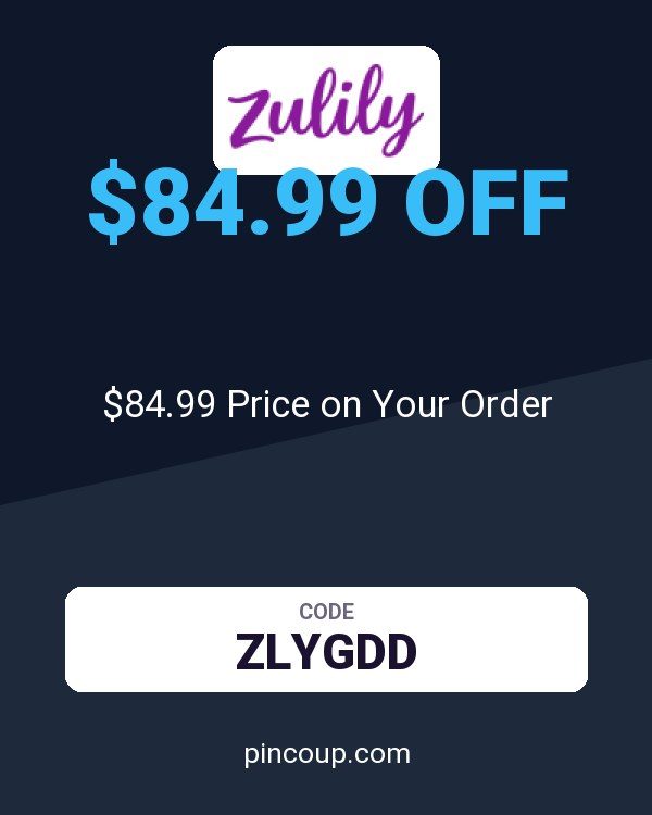 Zulily coupon: $84.99 Price on Your Order