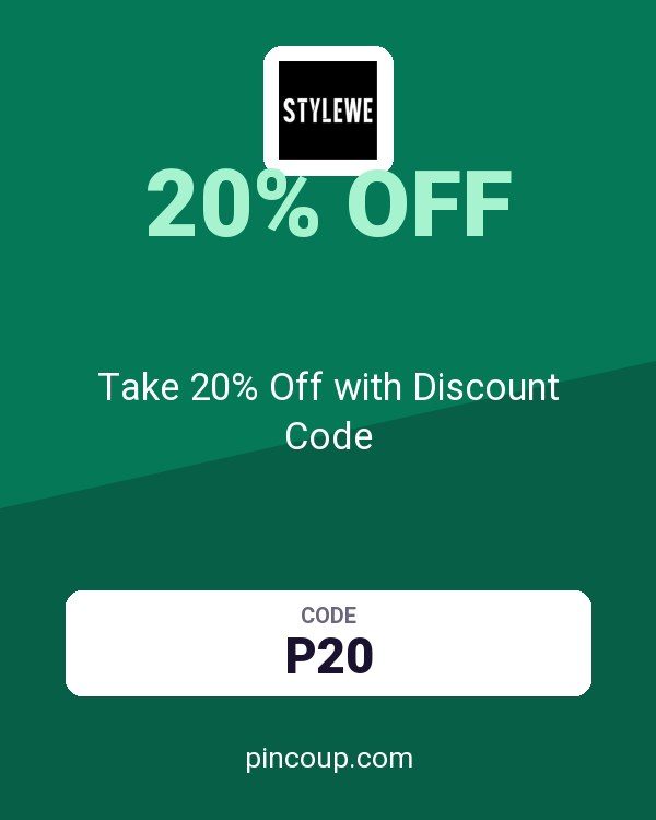 StyleWe coupon: Take 20% Off with Discount Code