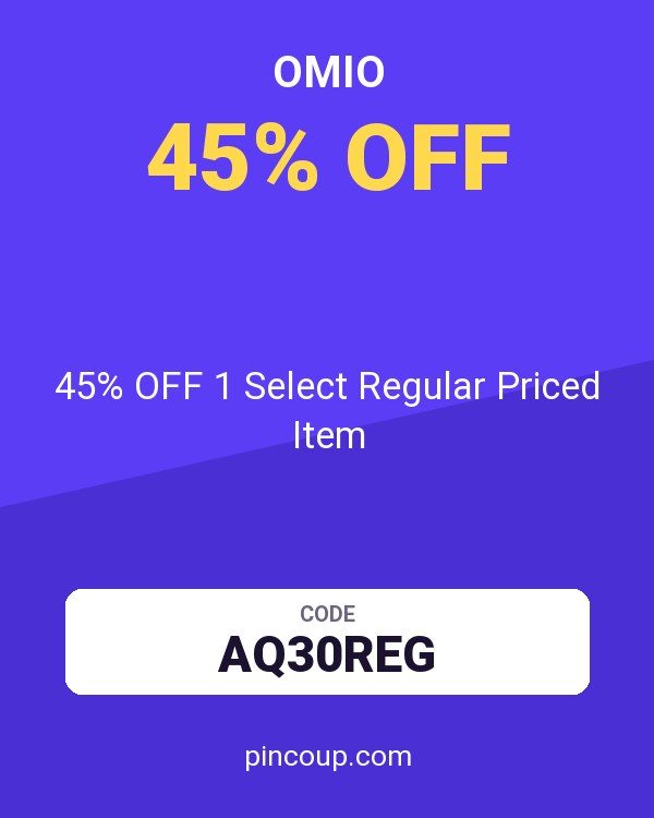 Omio coupon: 45% OFF 1 Select Regular Priced Item
