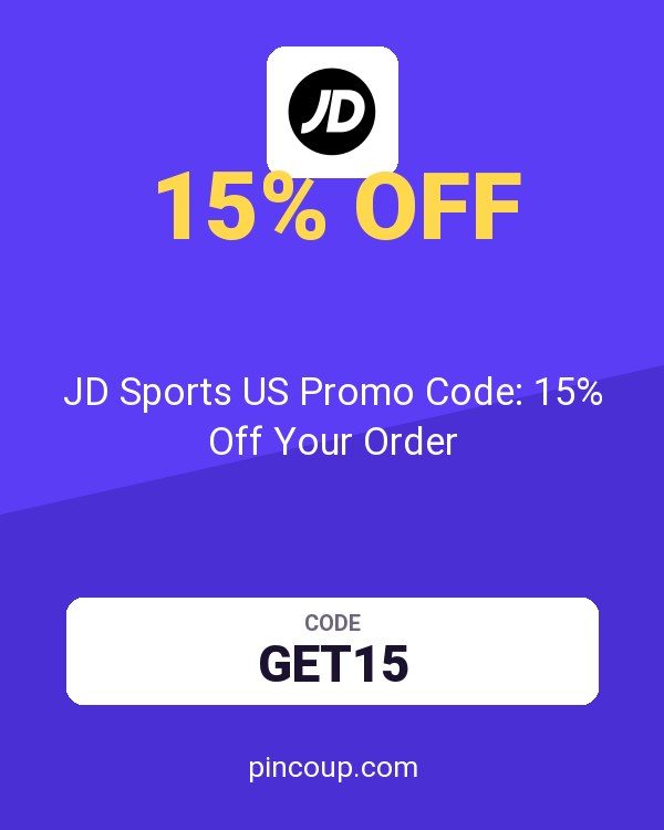 JD Sports US Promo Code: 15% Off Your Order