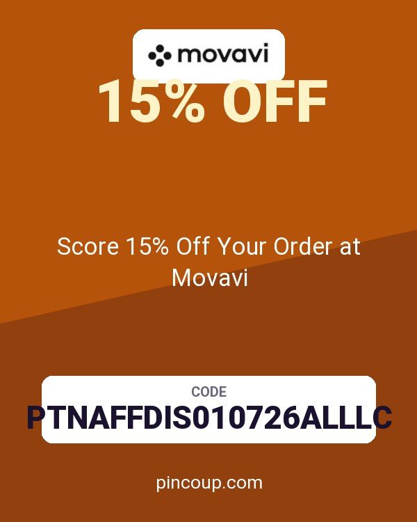 Score 15% Off Your Order at Movavi