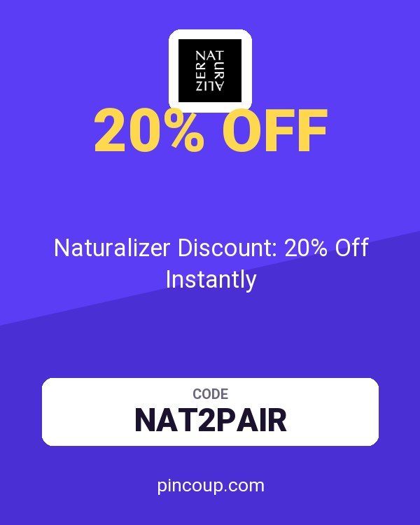 Naturalizer Discount: 20% Off Instantly