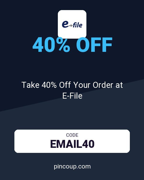 E-file.com coupon: Take 40% Off Your Order at E-File