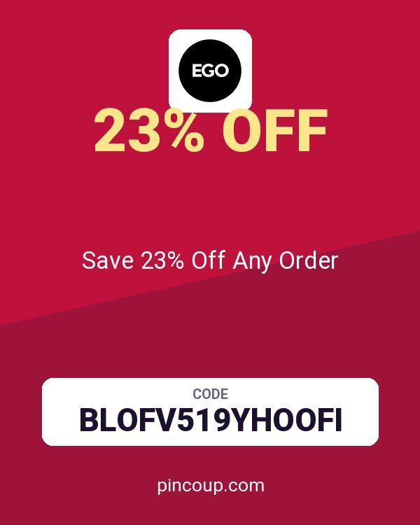 Ego (US & CA) coupon: Save 23% Off Any Order