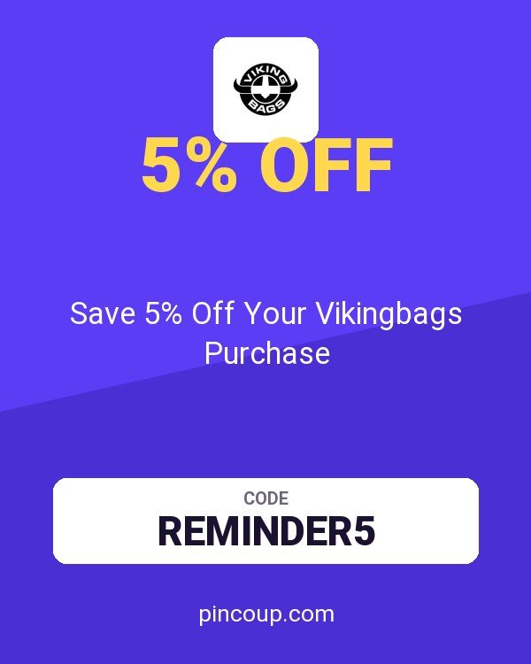 Save 5% Off Your Vikingbags Purchase