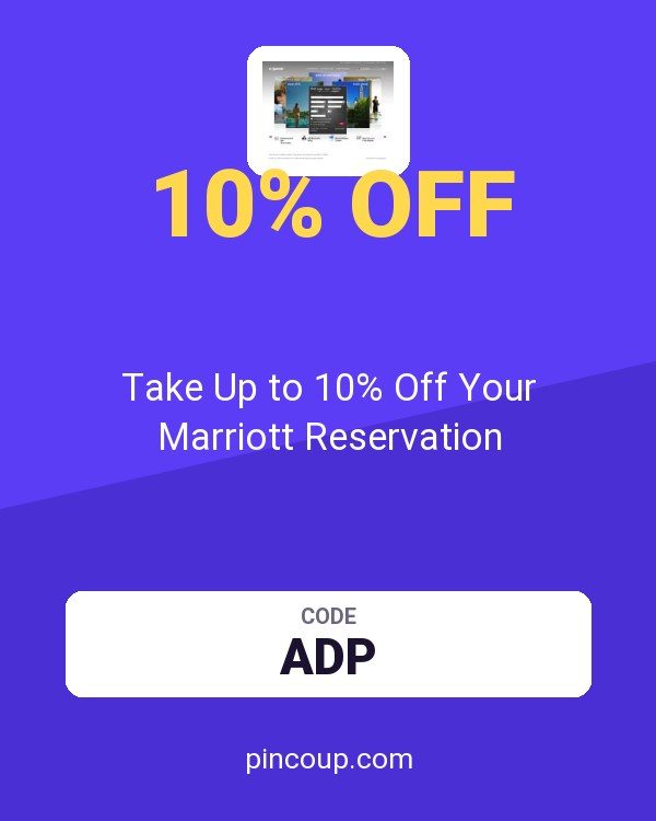 Take Up to 10% Off Your Marriott Reservation
