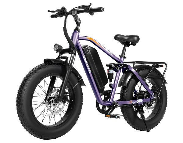 Eskute® M300F All-Terrain Electric Bike - Purple / Bike at Eskute Ebikes