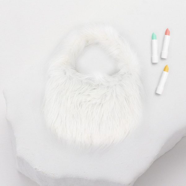Furry Handbag / Crossbody Bag at Shop Simon