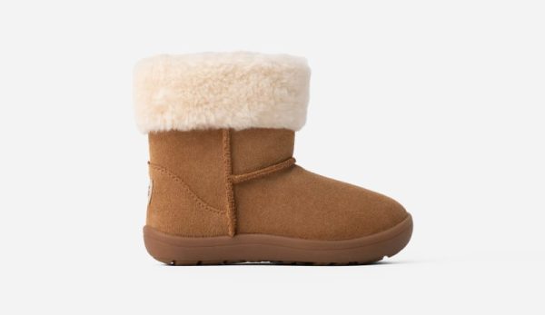 UGG® Toddlers' Sammee Suede Boots in Chestnut, Size 12T