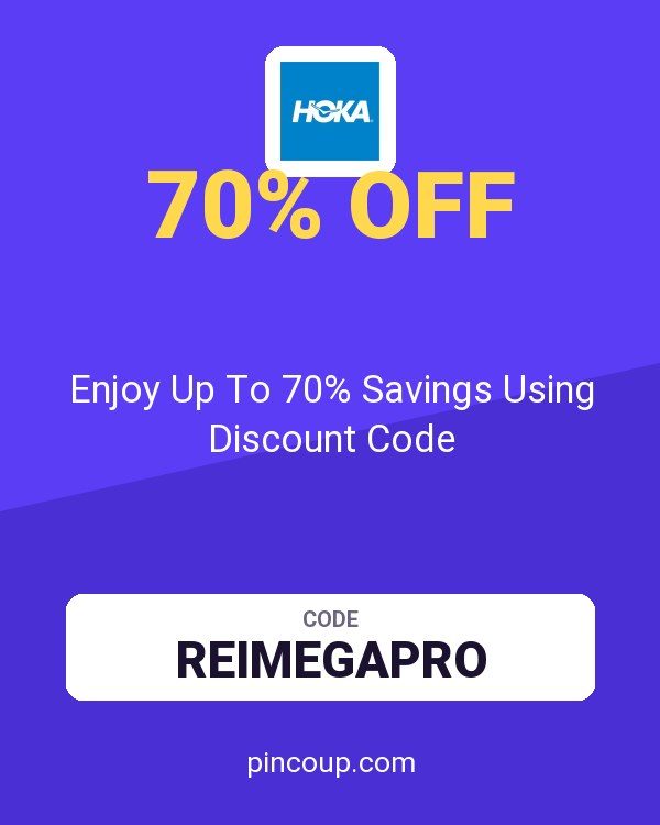 Hoka One coupon: Enjoy Up To 70% Savings Using Discount Code