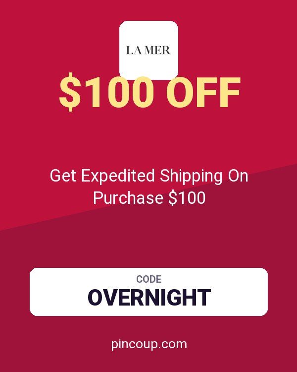 Creme De La Mer coupon: Get Expedited Shipping On Purchase $100