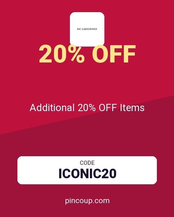 Scarosso Srl coupon: Additional 20% OFF Items