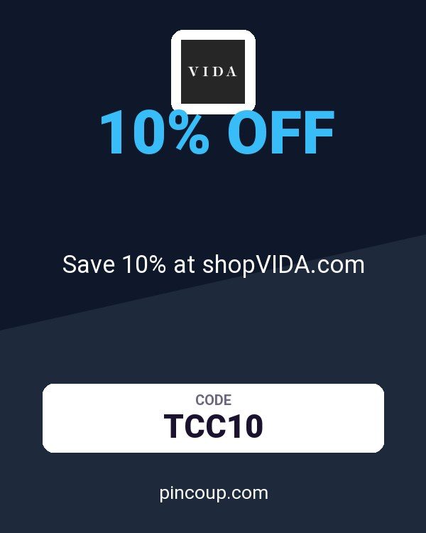 Save 10% at shopVIDA.com