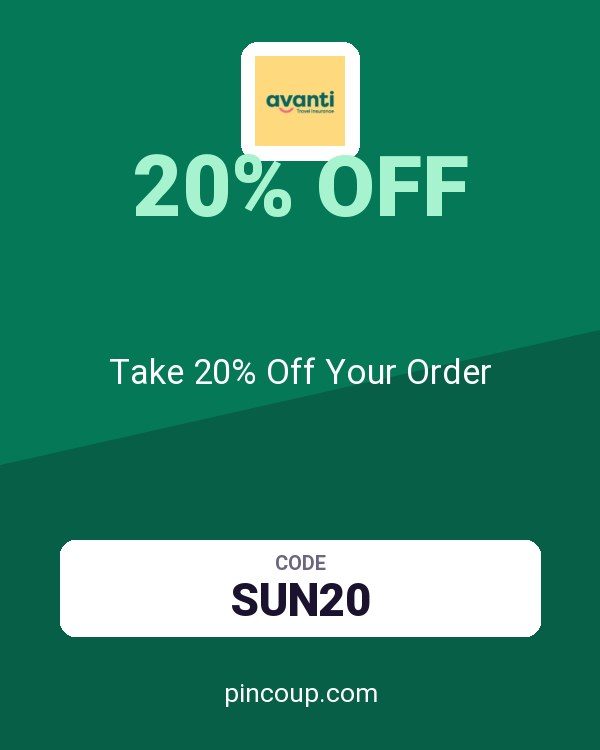 Avanti Travel Insurance coupon: Take 20% Off Your Order