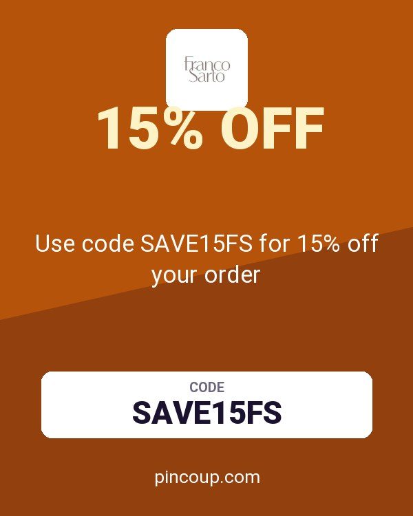 Franco Sarto coupon: Use code SAVE15FS for 15% off your order