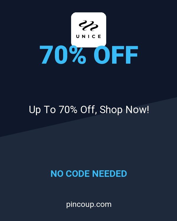 UNice coupon: Up To 70% Off, Shop Now!