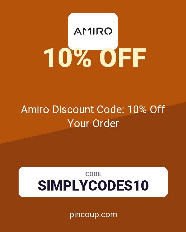 Amiro Discount Code: 10% Off Your Order
