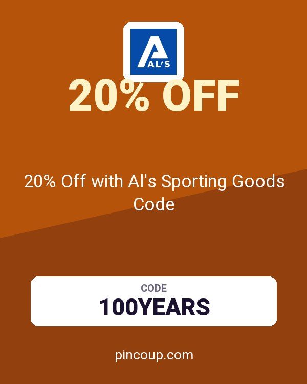 Als.com coupon: 20% Off with Al's Sporting Goods Code