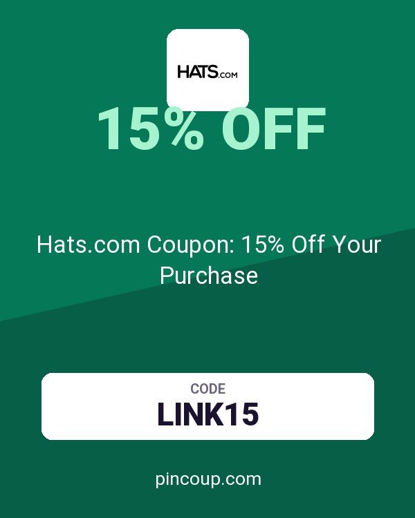 Hats.com Coupon: 15% Off Your Purchase