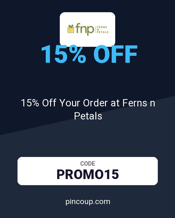 15% Off Your Order at Ferns n Petals
