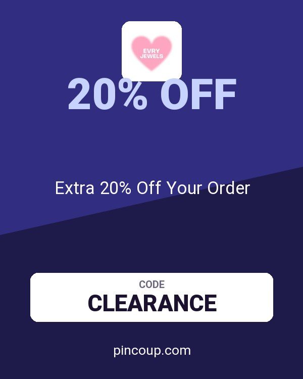 Evry Jewels coupon: Extra 20% Off Your Order